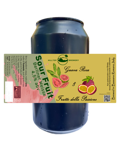 Hilltop Sour Fruit: Guava e Frutto della Passione 33 cl - Hilltop Brewery